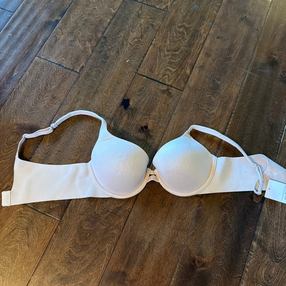 Auden Light Lift Plunge Underwire Bra Beige Nude 34B New With Tags